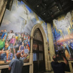 A massive mural honoring NYC immigrants now fills the entrance to St. Patrick’s Cathedral