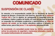 Depresión Tropical 95E obliga a suspender clases en Guerrero