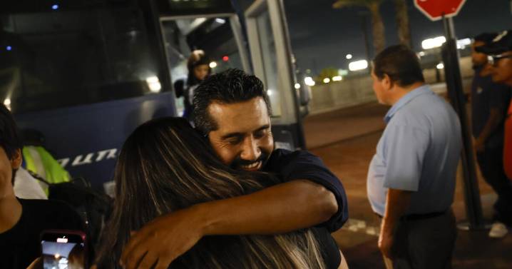 A strawberry delivery driver arrested by Border Patrol tries to make his way home
