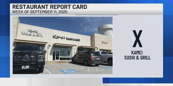 Restaurant Report Card: July 31, 2025