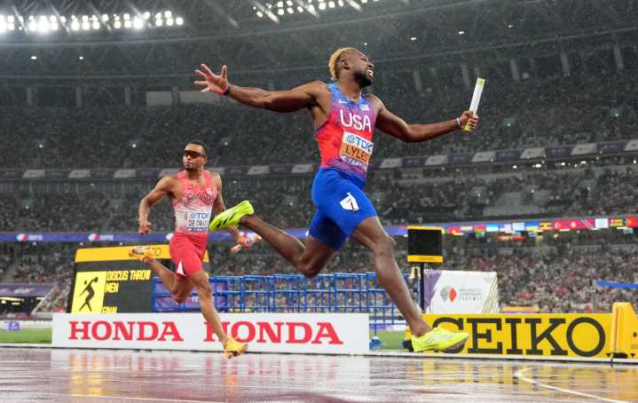 American sprinter Noah Lyles talking smack about Canada again