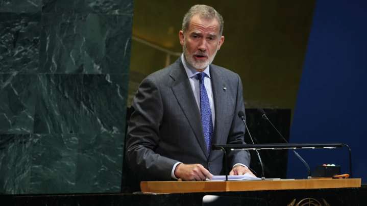 Felipe VI en la ONU exige detener ya "la masacre" en Gaza sin decir el término "genocidio"