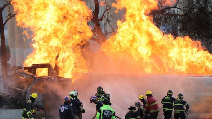 Inquiry starts into cause of gas tanker explosion in Mexico City as death toll rises to 6