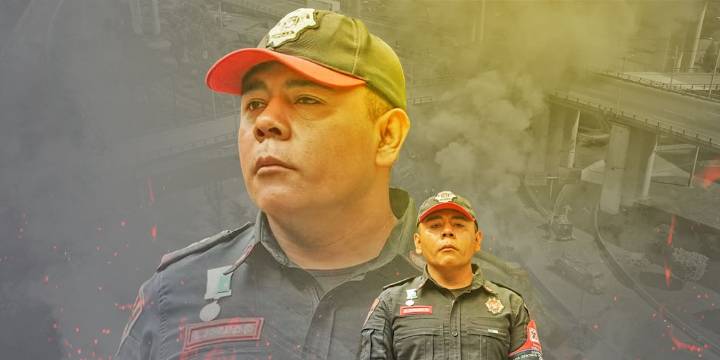 Proponen condecorar a Sergio Ángel Soriano, policía que auxilió a Alicia y su nieta en explosión de Iztapalapa
