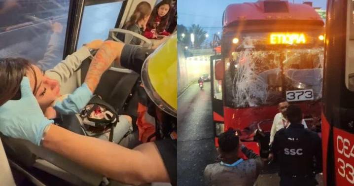 Choque Metrobús: Colisión entre dos unidades en Xola deja 12 lesionados