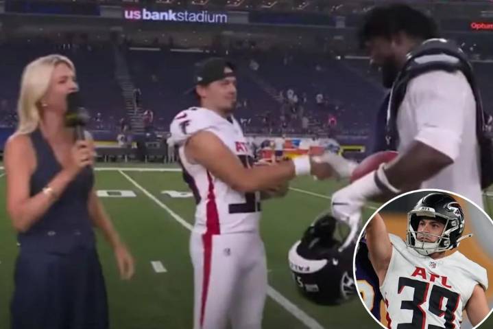 Falcons' Parker Romo didn't know who Leonard Floyd was