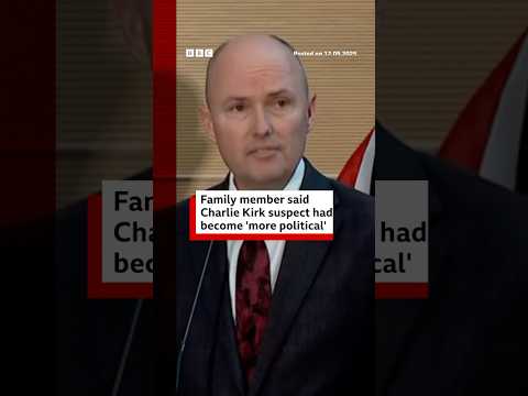 Tyler Robinson is suspected of killing Charlie Kirk. #CharlieKirk #BBCNews