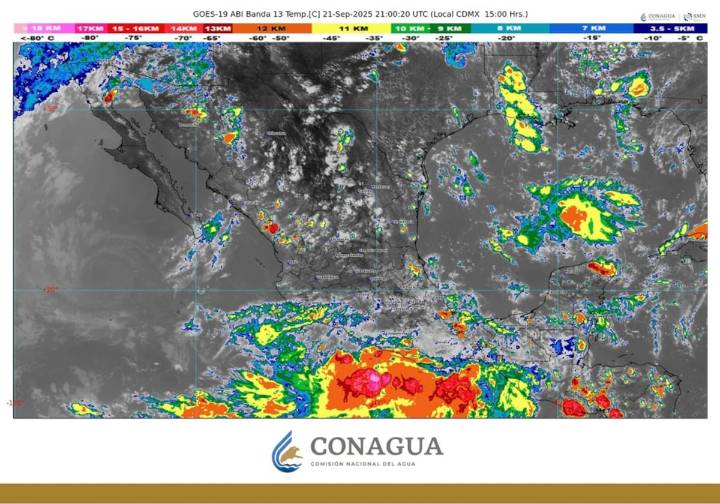 Alerta: Se formó la tormenta tropical Narda