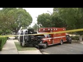 Man stole ambulance from fatal stabbing scene before wild chase, police say