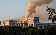 Bombardeó la sede de gobierno. Rusia lanzó un masivo ataque contra Kiev con 800 drones y 13 misiles