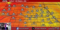 Temperatures up and down as we go through the rest of the week