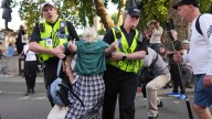 Más de 100 detenidos en Londres en una manifestación de apoyo al grupo propalestino ilegalizado Palestine Action