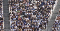 Búscate en las gradas de La Rosaleda durante el Málaga