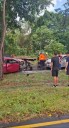 Lluvias causan accidente en la avenida Cachamay