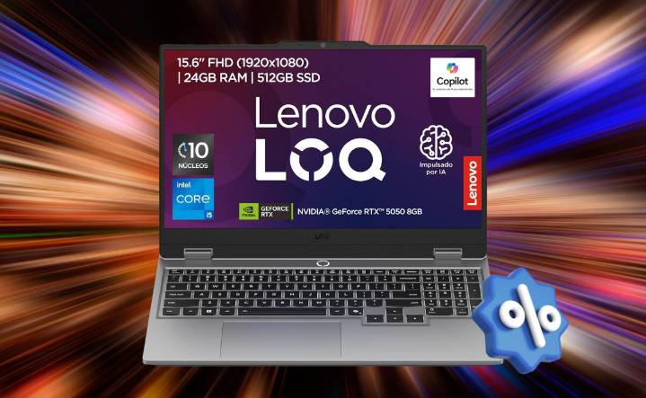 Lenovo LOQ RTX 5050: laptop gamer con 27% de descuento en Amazon México