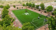 Inauguran cancha de pasto sintético de futbol en Villa Merlot en Hermosillo