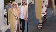 Lindsay Lohan Makes Appearance at the US Open 2025 in Chanel Sandals