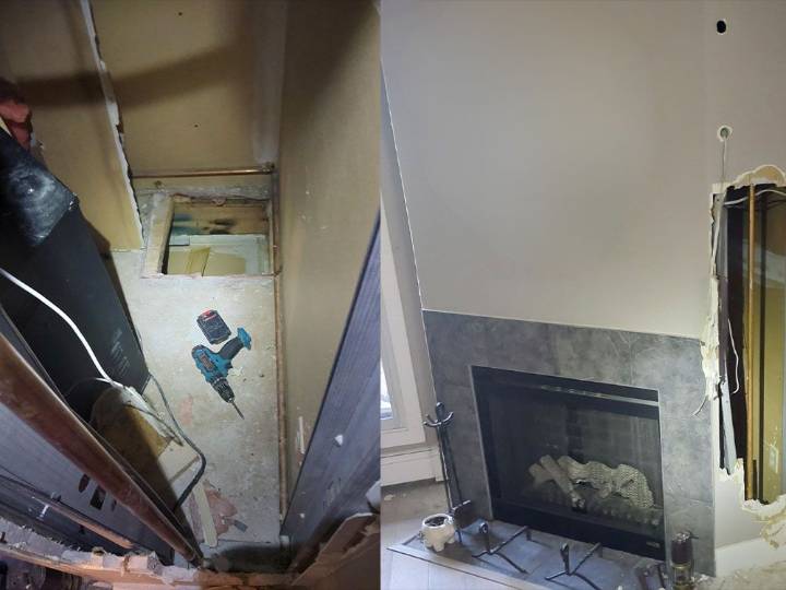 Calgary man charged after tunnelling hole into upstairs neighbour's apartment