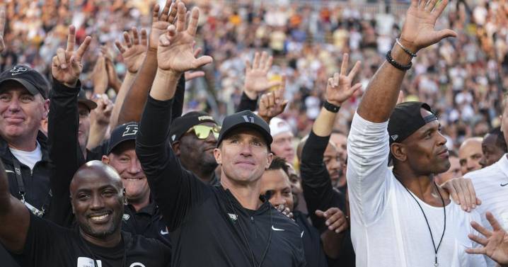 Drew Brees returns to Purdue as the feature attraction of the school's 25