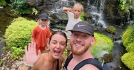 Family leave UK with just one backpack each and live off £35 a day
