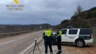 La sorpresa que se llevó la Guardia Civil con un conductor que circulaba al doble en una vía