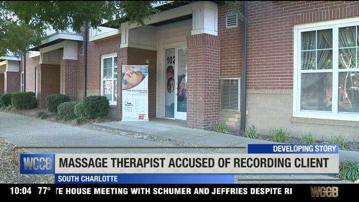Massage therapist accused of secretly recording customer in south Charlotte