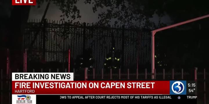 Firefighters respond to fire in Hartford