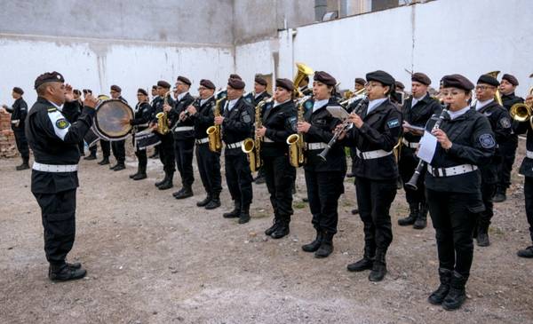 Municipio acompañó la celebración por los 69 años de la Banda de Música de la Policía del Chubut