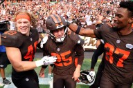 In Browns' year of transition, upset victory is perfect elixir for rookies, veterans alike