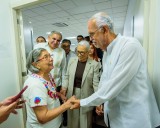 Miguel Ángel Navarro y Beatriz Estrada recorren las instalaciones del CREE