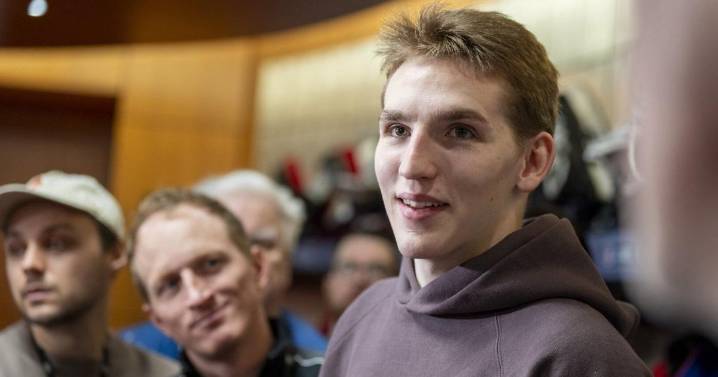 Canadiens' Hutson says he's a 'USA Hockey player' after dad’s comments spark stir