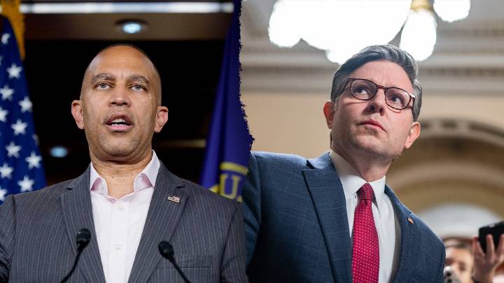 Speaker Johnson dismisses Democrat's 'desperate' shutdown debate challenge