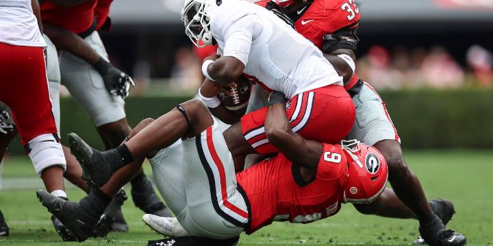 UGA tight end Ethan Barbour suffers gruesome ankle injury vs. Austin Peay