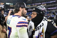 Lamar Jackson, Josh Allen meet again with 1 question still lingering