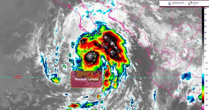 Lorena se convierte en huracán categoría 1: trayectoria y zonas en riesgo