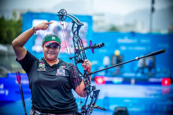 La mexicana Andrea Becerra gana oro histórico en Mundial de tiro con arco