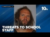 Man accused of threatening to shoot Cumberland school staff