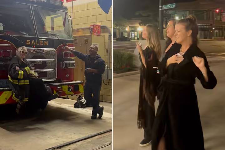 Firefighter Goes Viral After Serenading Bride During Bachelorette