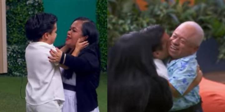 Abelito estalla de emoción al reencontrarse con sus padres dentro de La Casa de los Famosos México