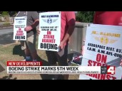 Boeing strike continues for 5th week