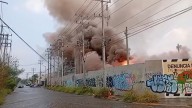 Incendio en subestación de CFE deja sin luz a Barrio Estrella en Monterrey