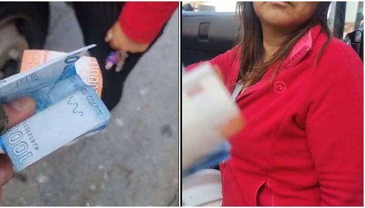 VIDEO: Madre extranjera intentó sobornar a carabinero que detuvo a su hijo