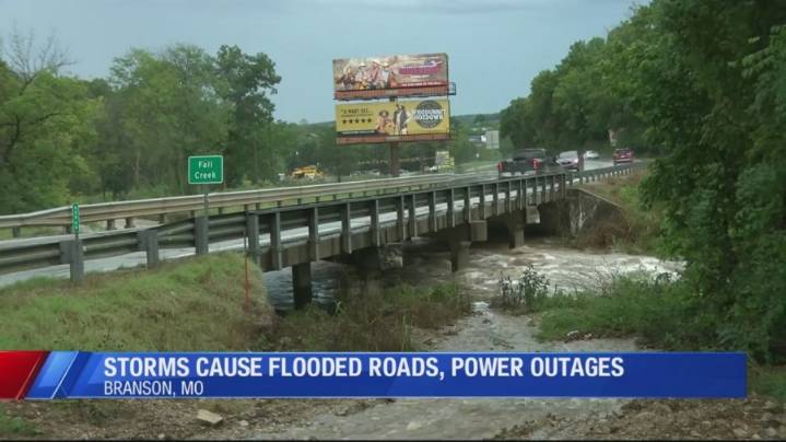 Heavy rains cause flooding, power outages in Taney County