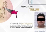 Detienen a policía de Tulum por abuso sexual de una mujer extranjera