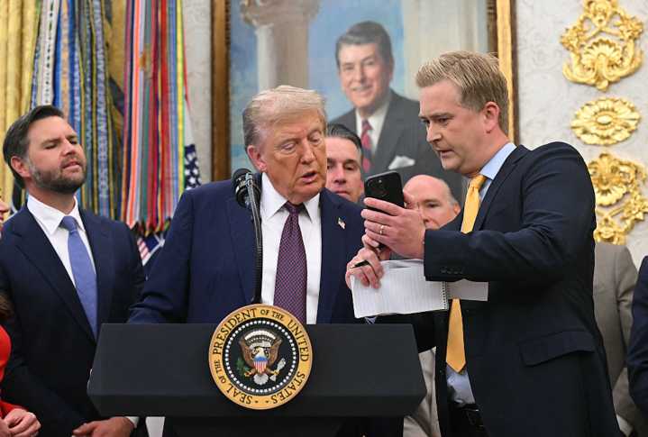 Conspiracy theories come back to bite Trump and haunt the White House