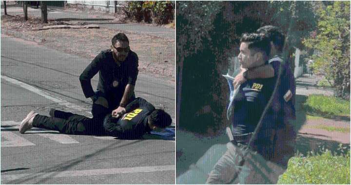 Falsos PDI se enfrentan a tiros con policías en pleno día en San Miguel: hay ocho detenidos