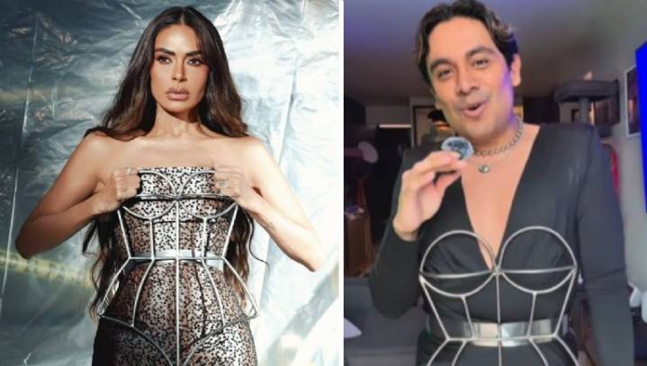 Galilea Montijo humilla a Ricardo Peralta por llevar mismo look