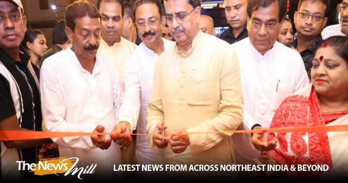 Tripura CM Manik Saha inaugurates several Durga Puja Pandals in Agartala