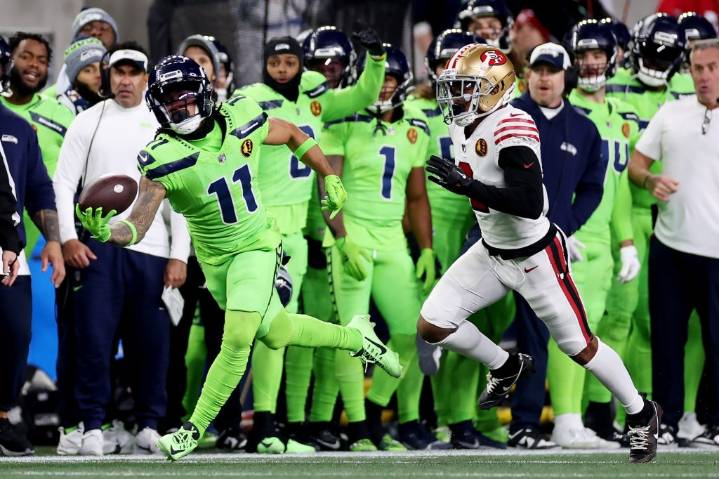 New 49ers captain had words for Seahawks’ Smith-Njigba in March: “Now I’ve got back it up”