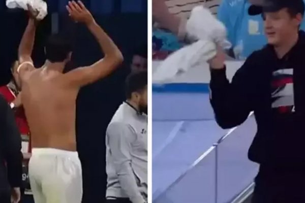 Lo echaron y le regaló su camiseta a un hincha pero el VAR revirtió la decisión y se la tuvieron que devolver